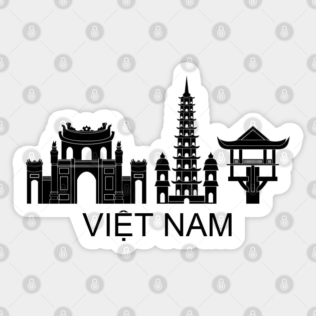 Vietnam Sticker by Travellers